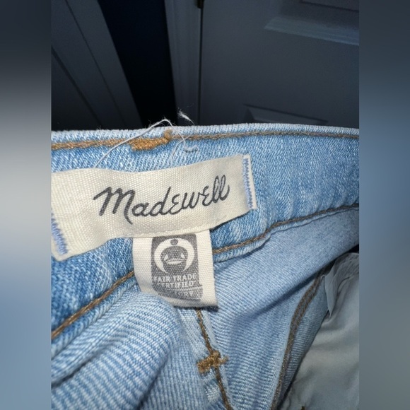 Madewell Women’s 23 9” High Rise Skinny Distressed Button Fly Jeans Light 00 - Picture 10 of 16
